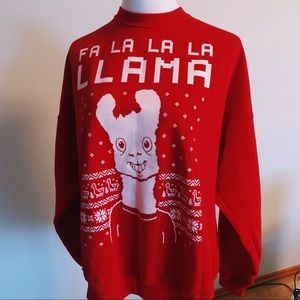 Llama Christmas Sweatshirt